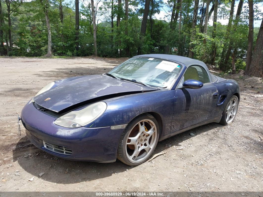 2001 Porsche Boxster   Dark Blue vin: WP0CA29821U623774