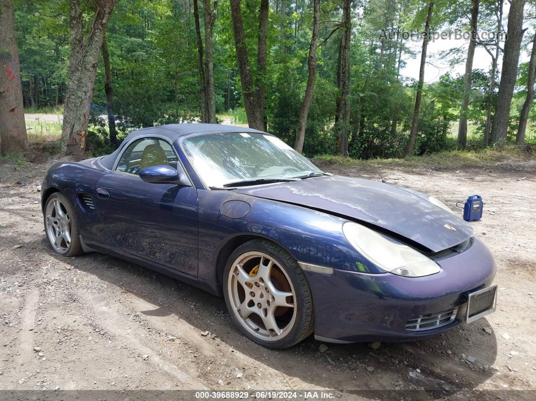 2001 Porsche Boxster   Dark Blue vin: WP0CA29821U623774