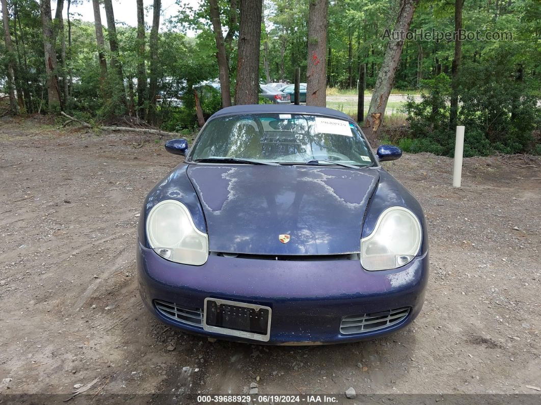 2001 Porsche Boxster   Dark Blue vin: WP0CA29821U623774