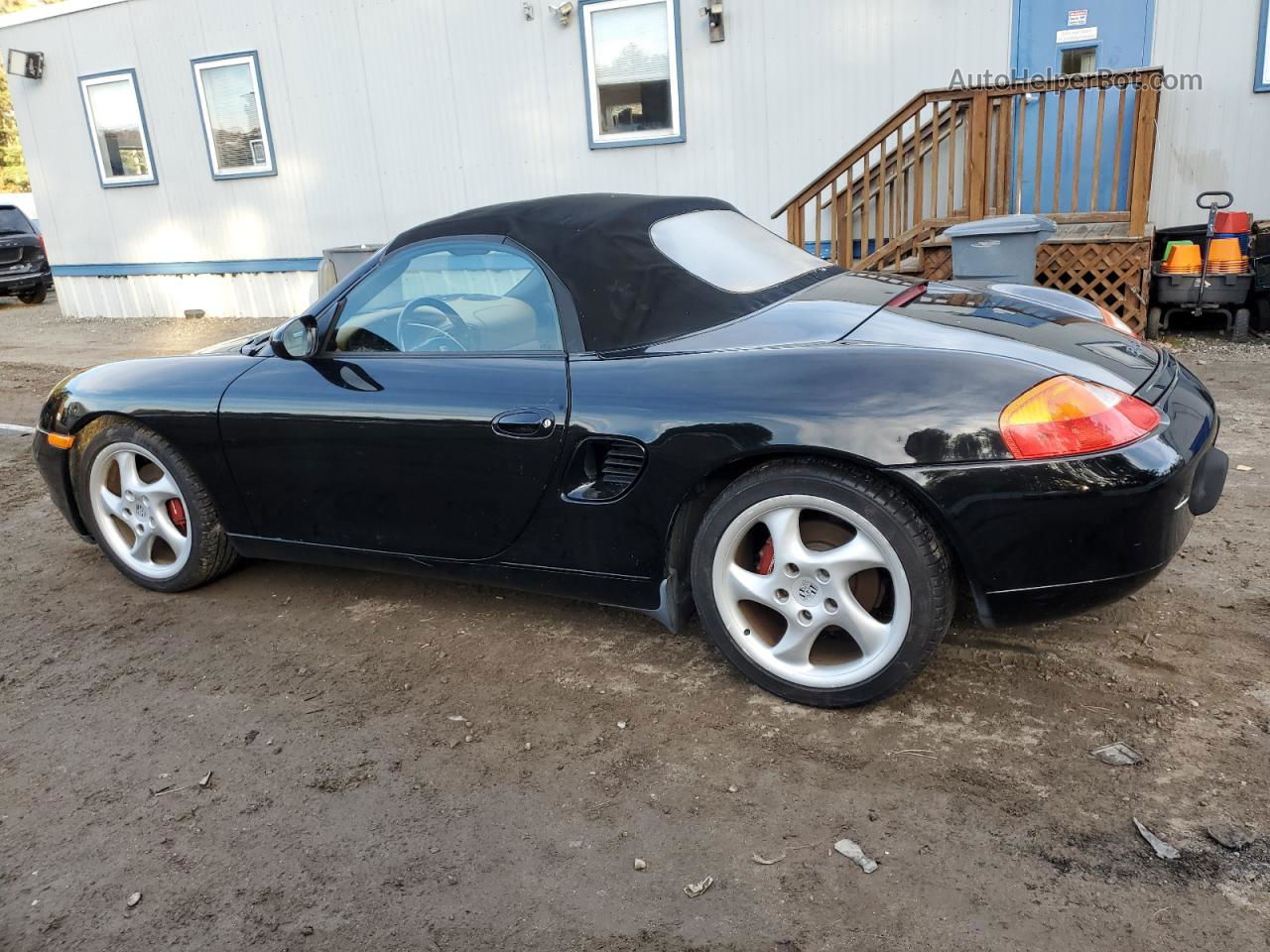 2001 Porsche Boxster  Black vin: WP0CA29821U624990