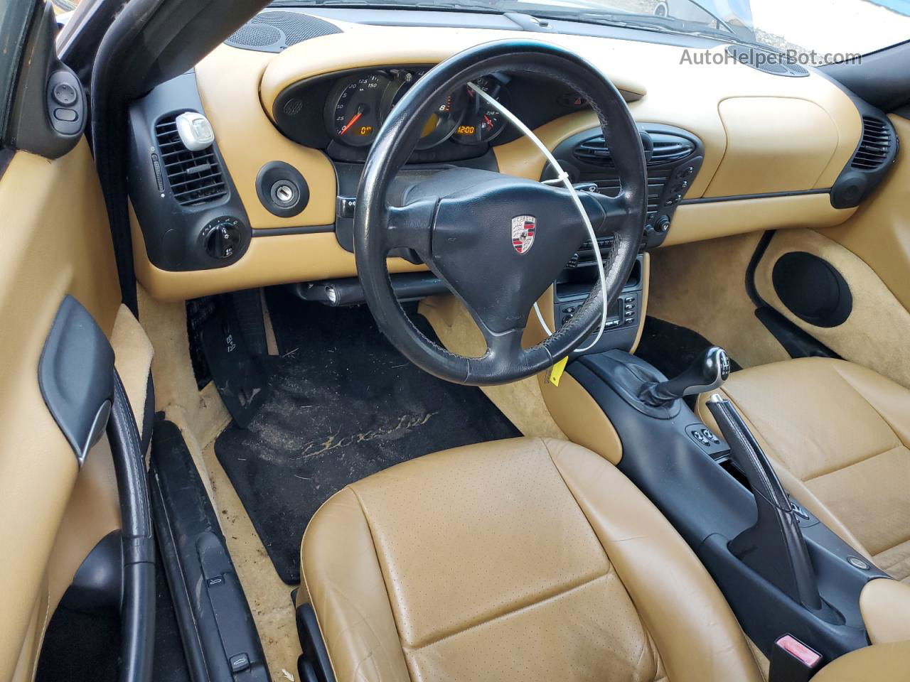 2001 Porsche Boxster  Черный vin: WP0CA29821U624990