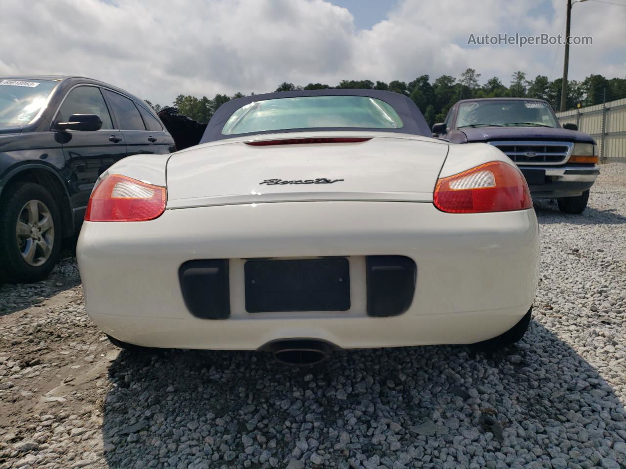 2001 Porsche Boxster  White vin: WP0CA29821U625069