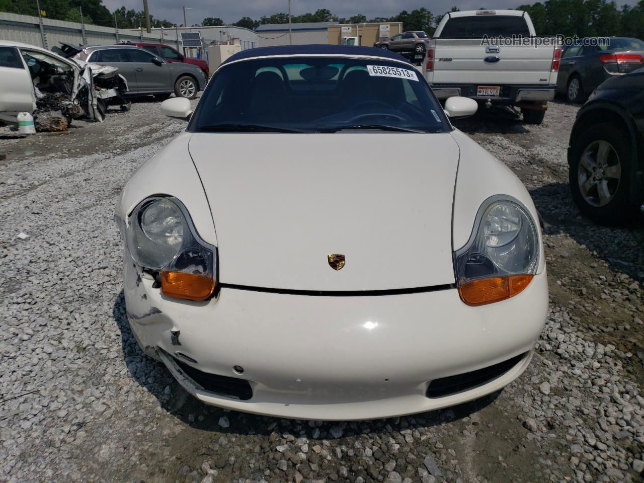 2001 Porsche Boxster  White vin: WP0CA29821U625069