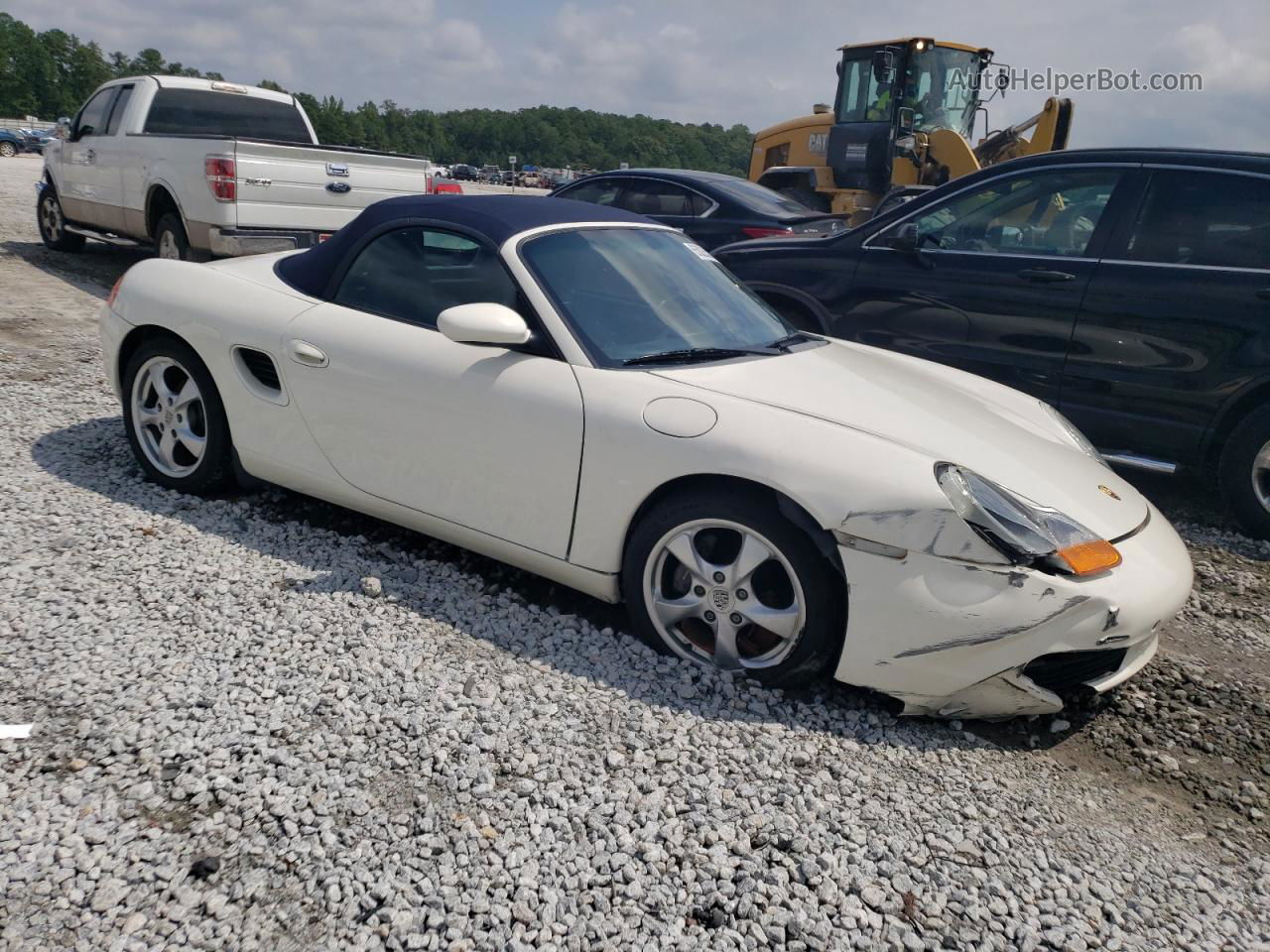 2001 Porsche Boxster  Белый vin: WP0CA29821U625069