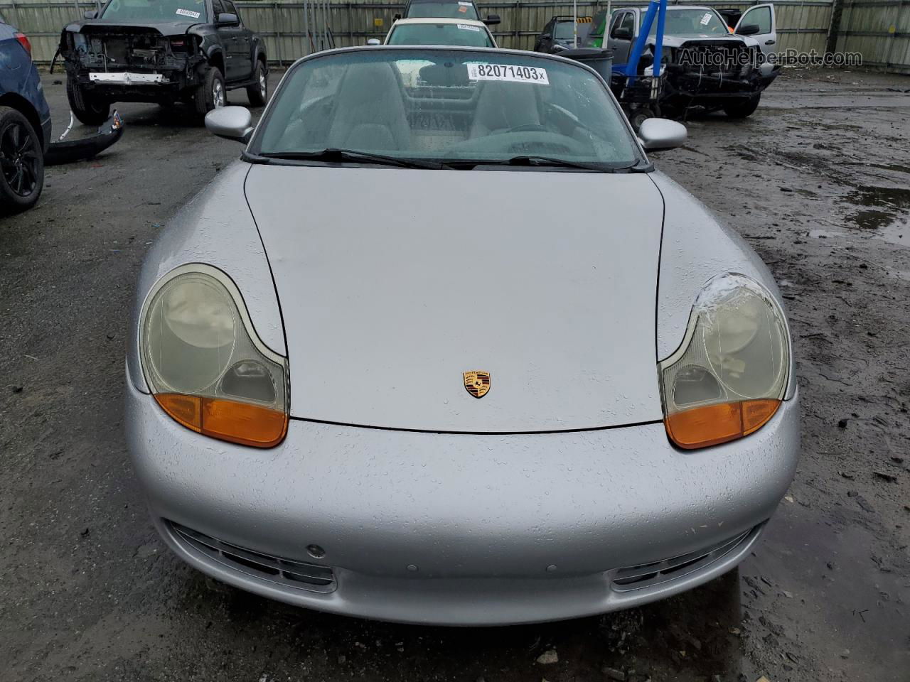 2001 Porsche Boxster  Silver vin: WP0CA29821U626044