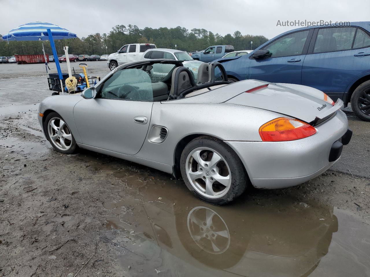 2001 Porsche Boxster  Silver vin: WP0CA29821U626044