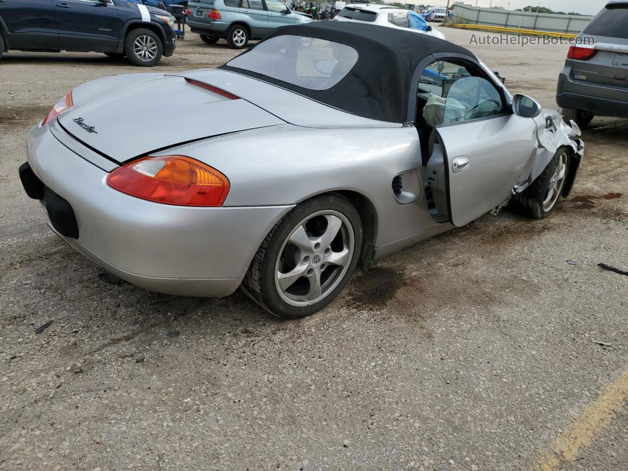 2001 Porsche Boxster  Silver vin: WP0CA29831U620298