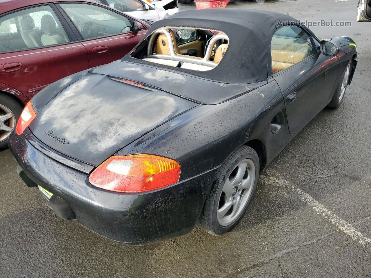 2001 Porsche Boxster Black vin: WP0CA29831U620396