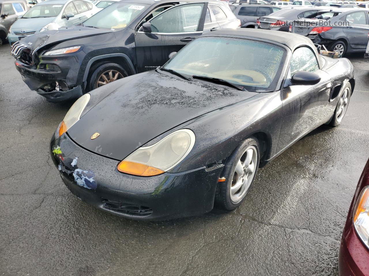 2001 Porsche Boxster Black vin: WP0CA29831U620396