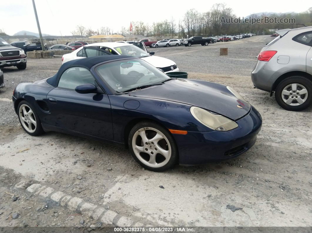 2001 Porsche Boxster   Синий vin: WP0CA29831U623802