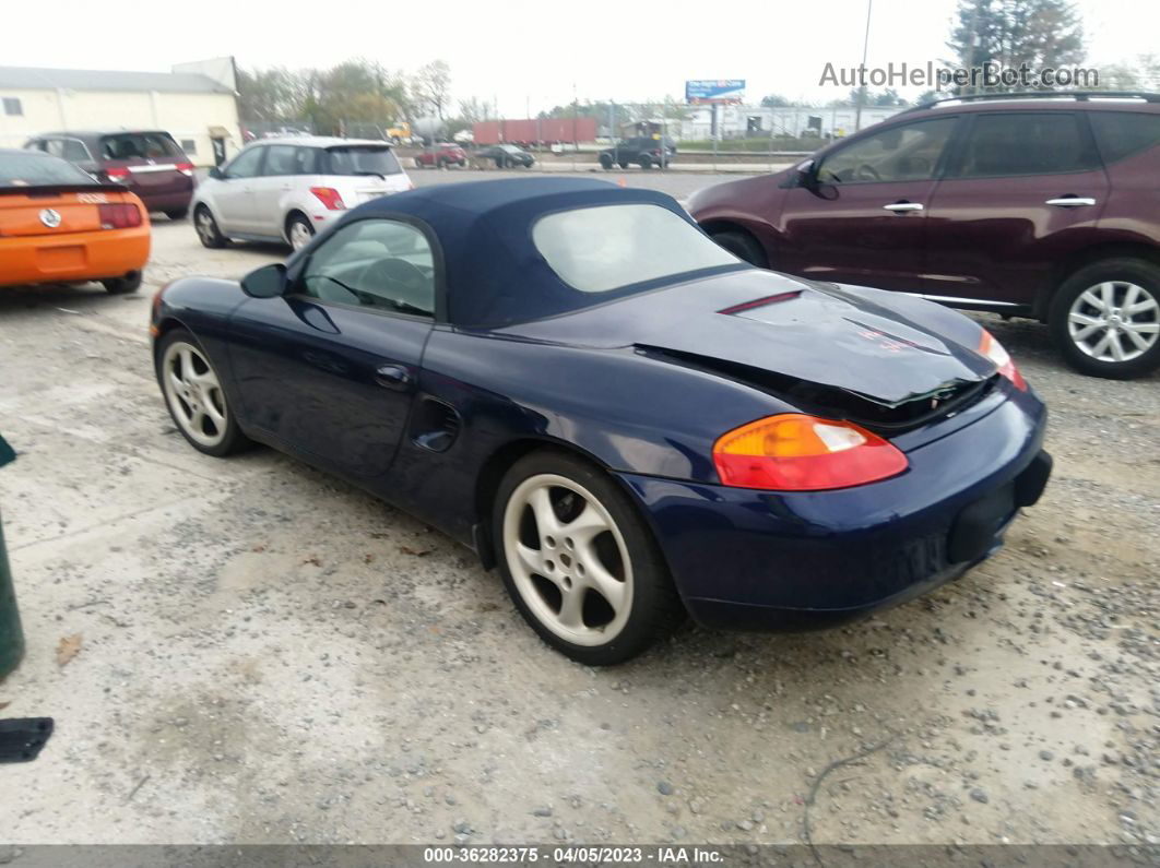 2001 Porsche Boxster   Blue vin: WP0CA29831U623802