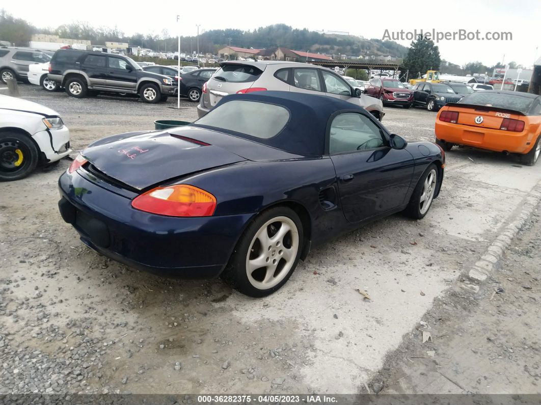 2001 Porsche Boxster   Blue vin: WP0CA29831U623802