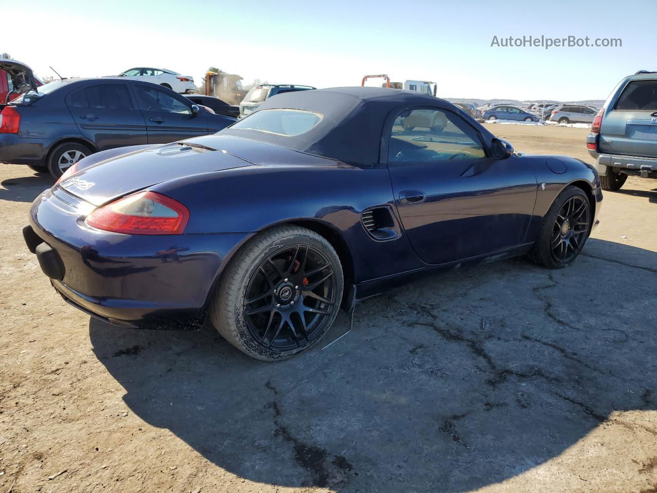 2001 Porsche Boxster  Blue vin: WP0CA29841U620259