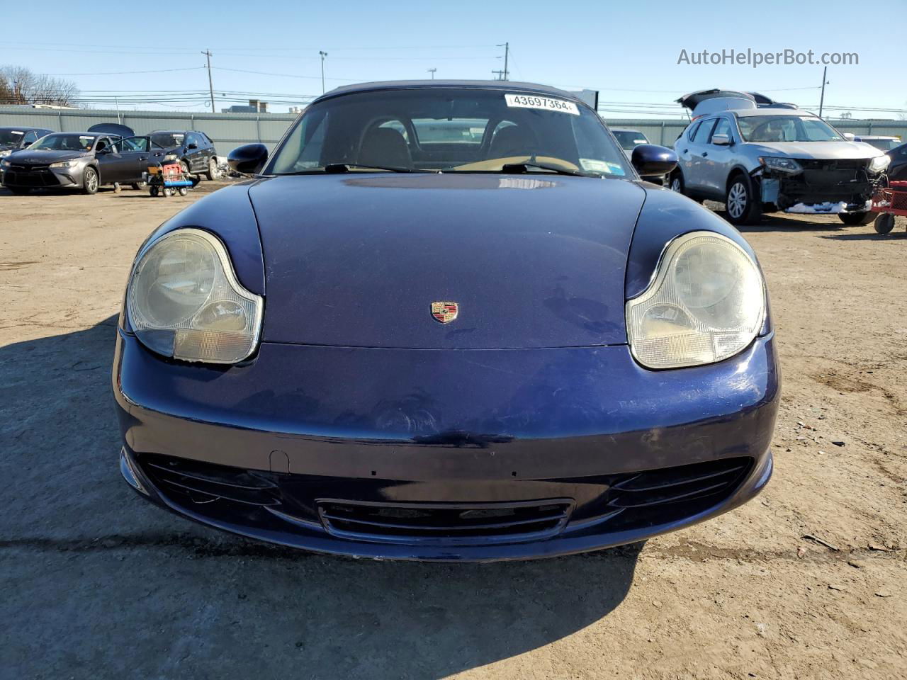 2001 Porsche Boxster  Blue vin: WP0CA29841U620259