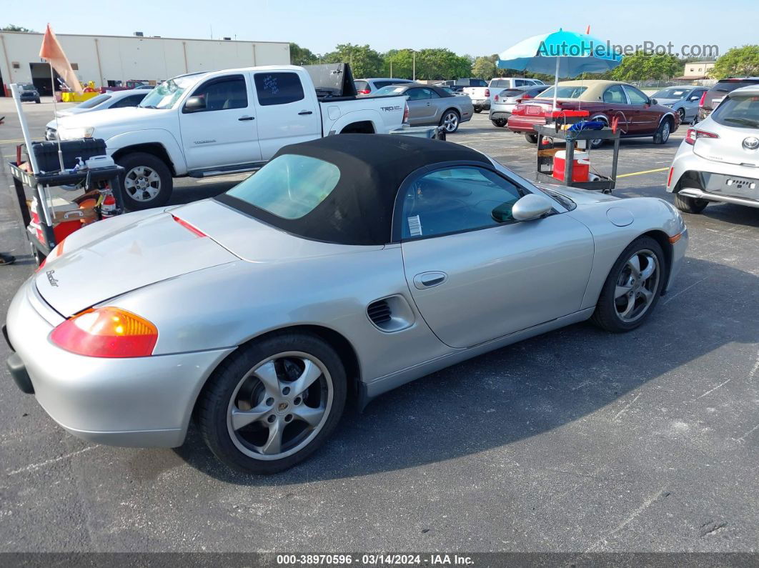 2001 Porsche Boxster   Silver vin: WP0CA29841U621248