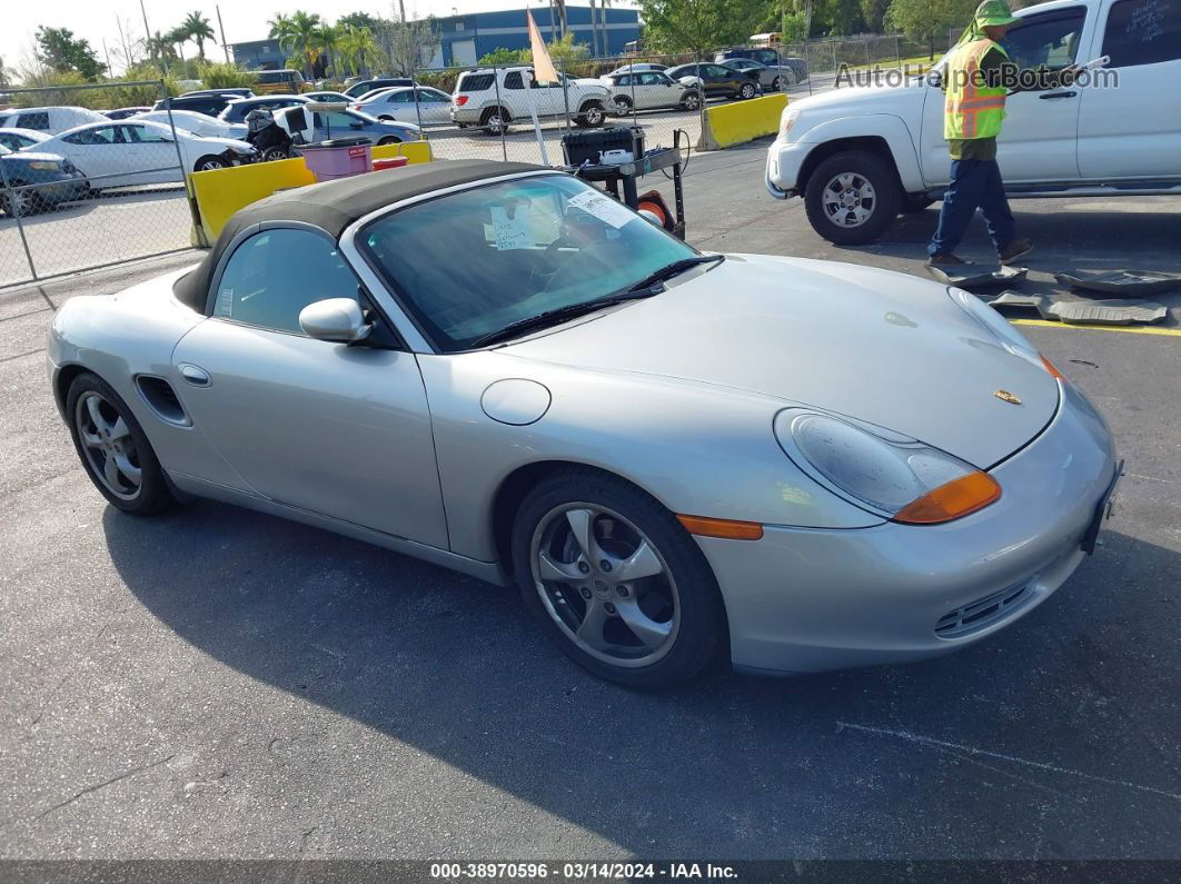 2001 Porsche Boxster   Silver vin: WP0CA29841U621248