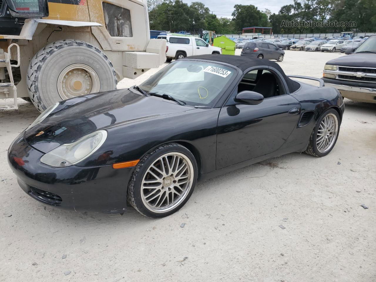 2001 Porsche Boxster  Black vin: WP0CA29841U622951