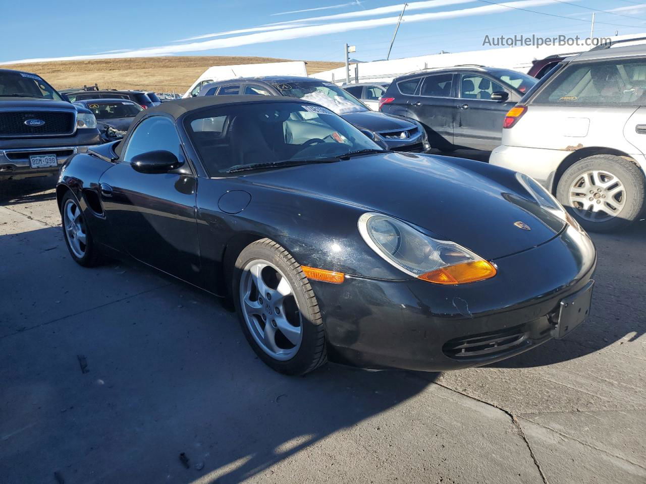 2001 Porsche Boxster  Черный vin: WP0CA29841U625140