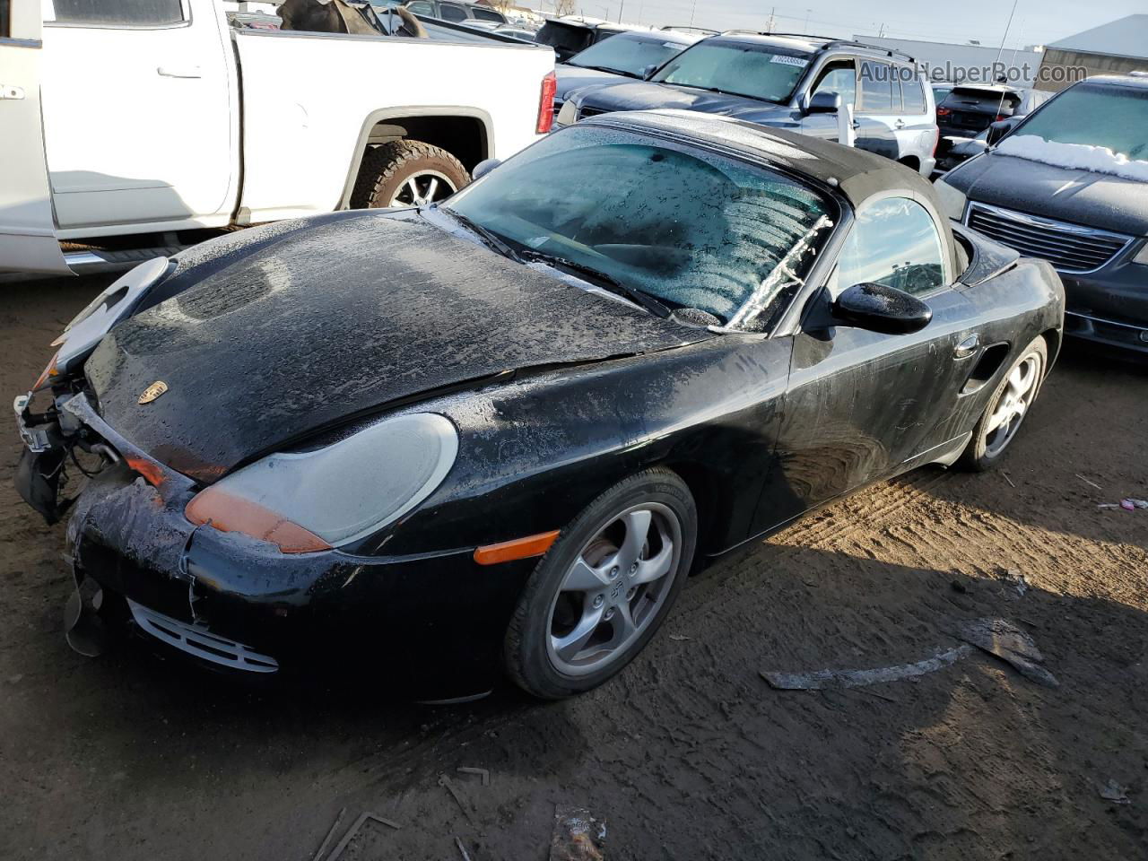 2001 Porsche Boxster  Black vin: WP0CA29851U622912