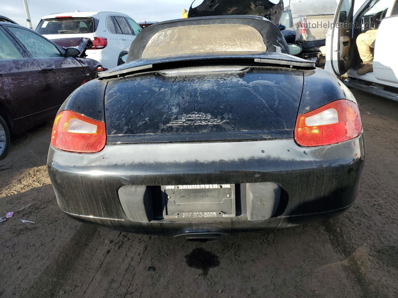 2001 Porsche Boxster  Черный vin: WP0CA29851U622912