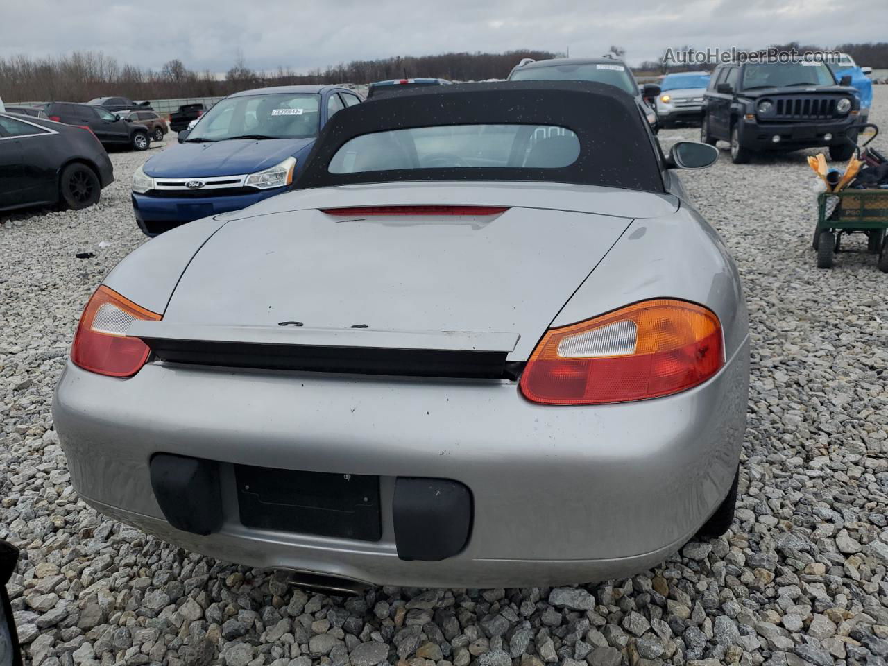 2001 Porsche Boxster  Silver vin: WP0CA29851U624479