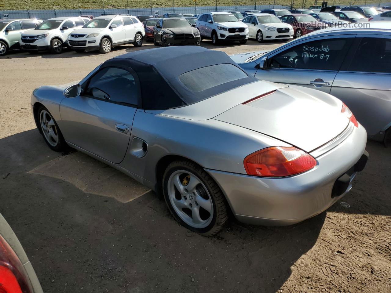 2001 Porsche Boxster  Gray vin: WP0CA29851U627267