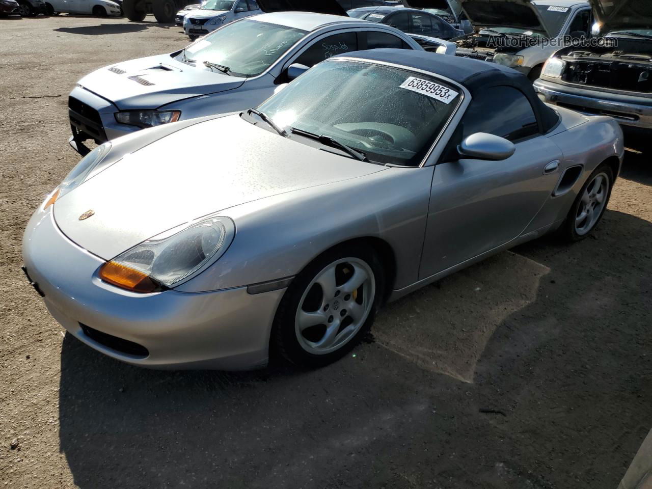 2001 Porsche Boxster  Серый vin: WP0CA29851U627267