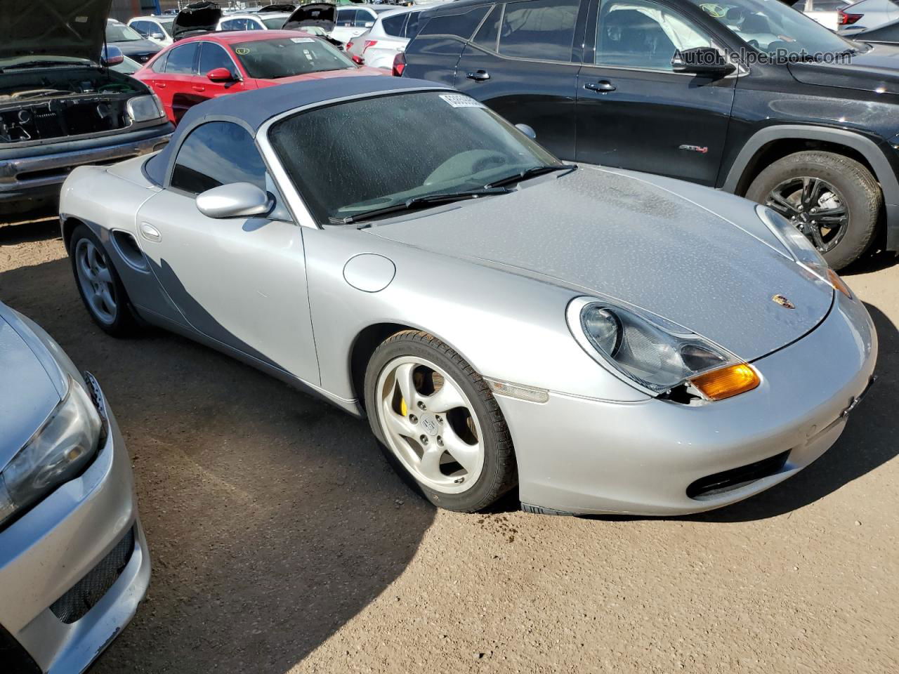 2001 Porsche Boxster  Gray vin: WP0CA29851U627267