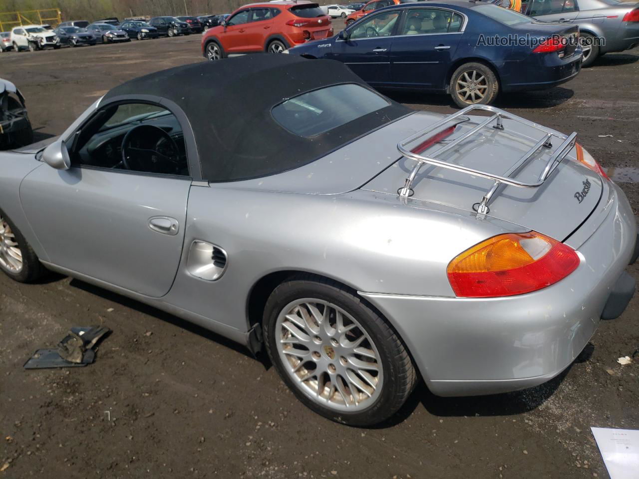 2001 Porsche Boxster  Silver vin: WP0CA29861S620405