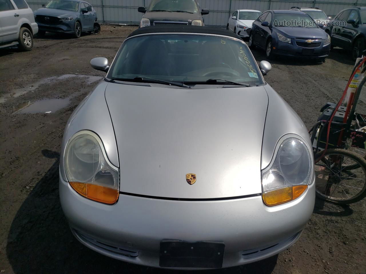 2001 Porsche Boxster  Silver vin: WP0CA29861S620405