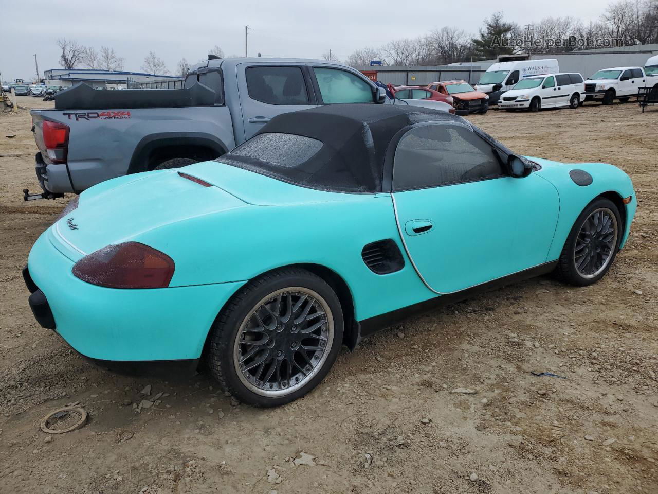 2001 Porsche Boxster  Turquoise vin: WP0CA29861U620277