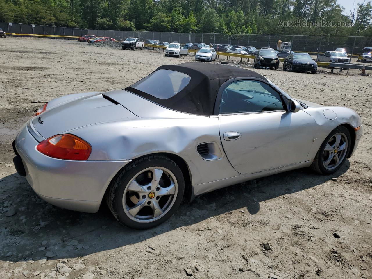 2001 Porsche Boxster  Silver vin: WP0CA29861U626547