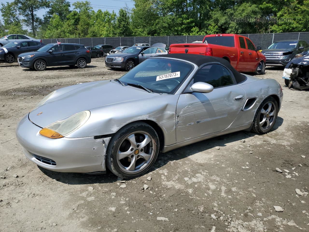 2001 Porsche Boxster  Silver vin: WP0CA29861U626547