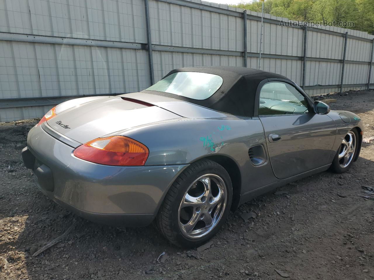 2001 Porsche Boxster  Silver vin: WP0CA29871U623169