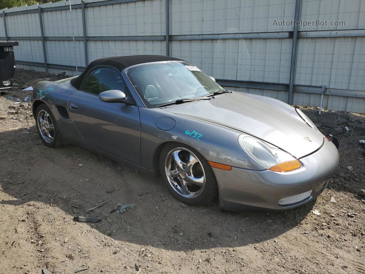 2001 Porsche Boxster  Silver vin: WP0CA29871U623169