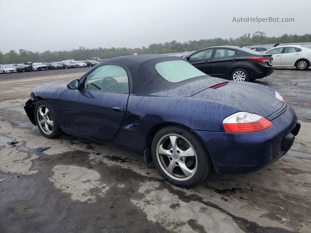 2001 Porsche Boxster  Синий vin: WP0CA29871U623771