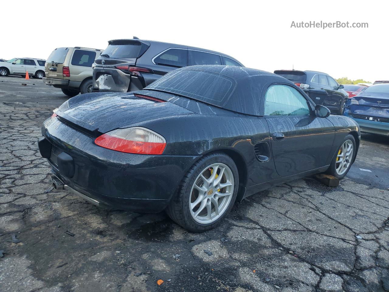 2001 Porsche Boxster  Черный vin: WP0CA29891S620480