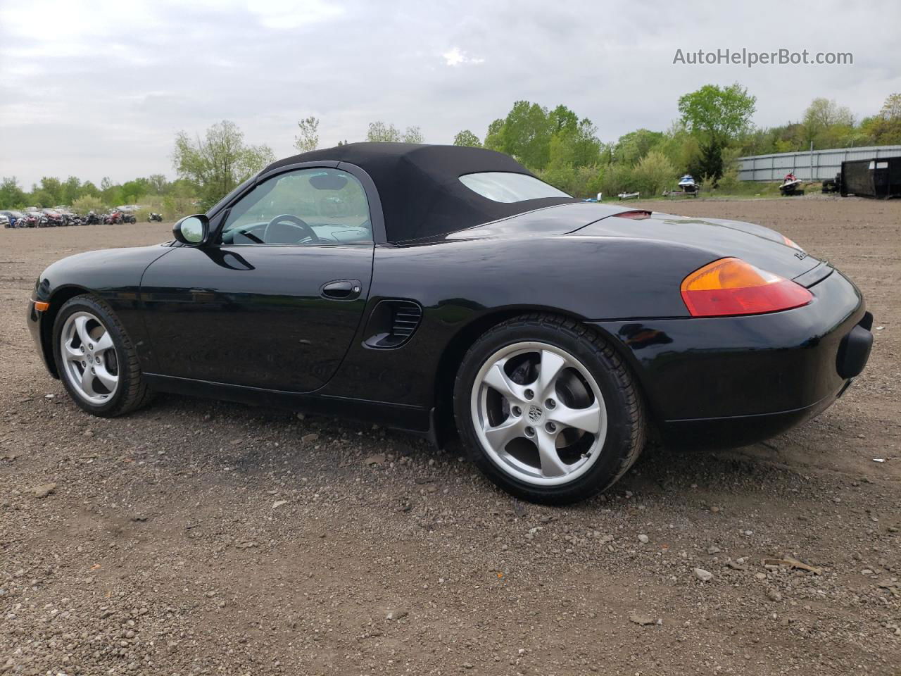 2001 Porsche Boxster  Black vin: WP0CA29891U620158