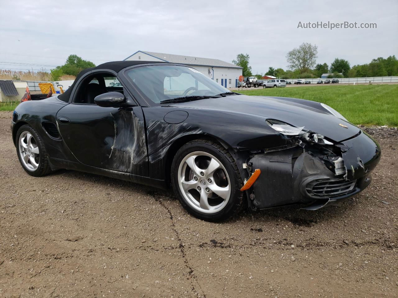 2001 Porsche Boxster  Black vin: WP0CA29891U620158