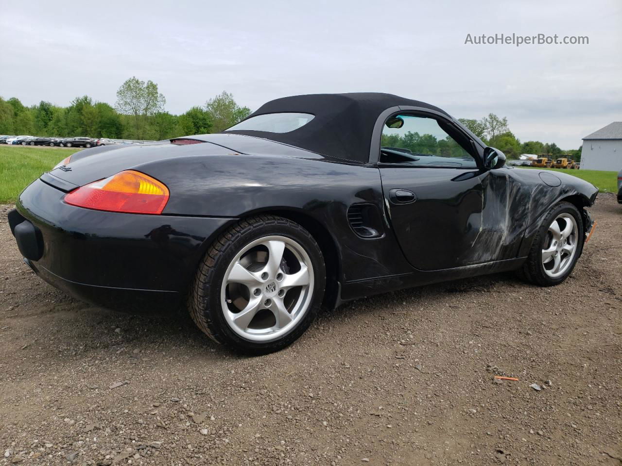 2001 Porsche Boxster  Black vin: WP0CA29891U620158