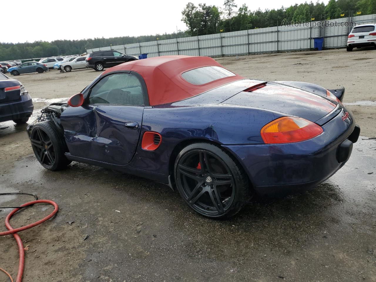 2001 Porsche Boxster  Blue vin: WP0CA29891U621262