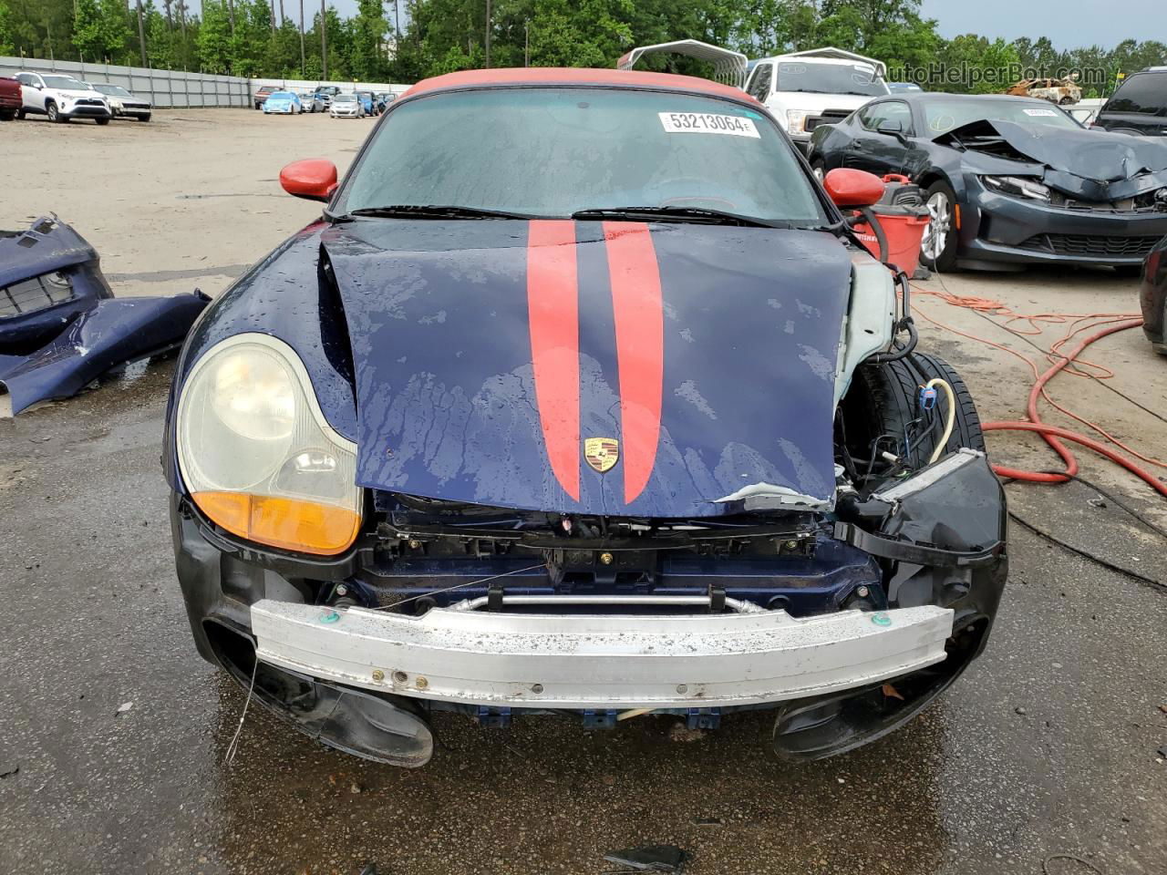 2001 Porsche Boxster  Blue vin: WP0CA29891U621262