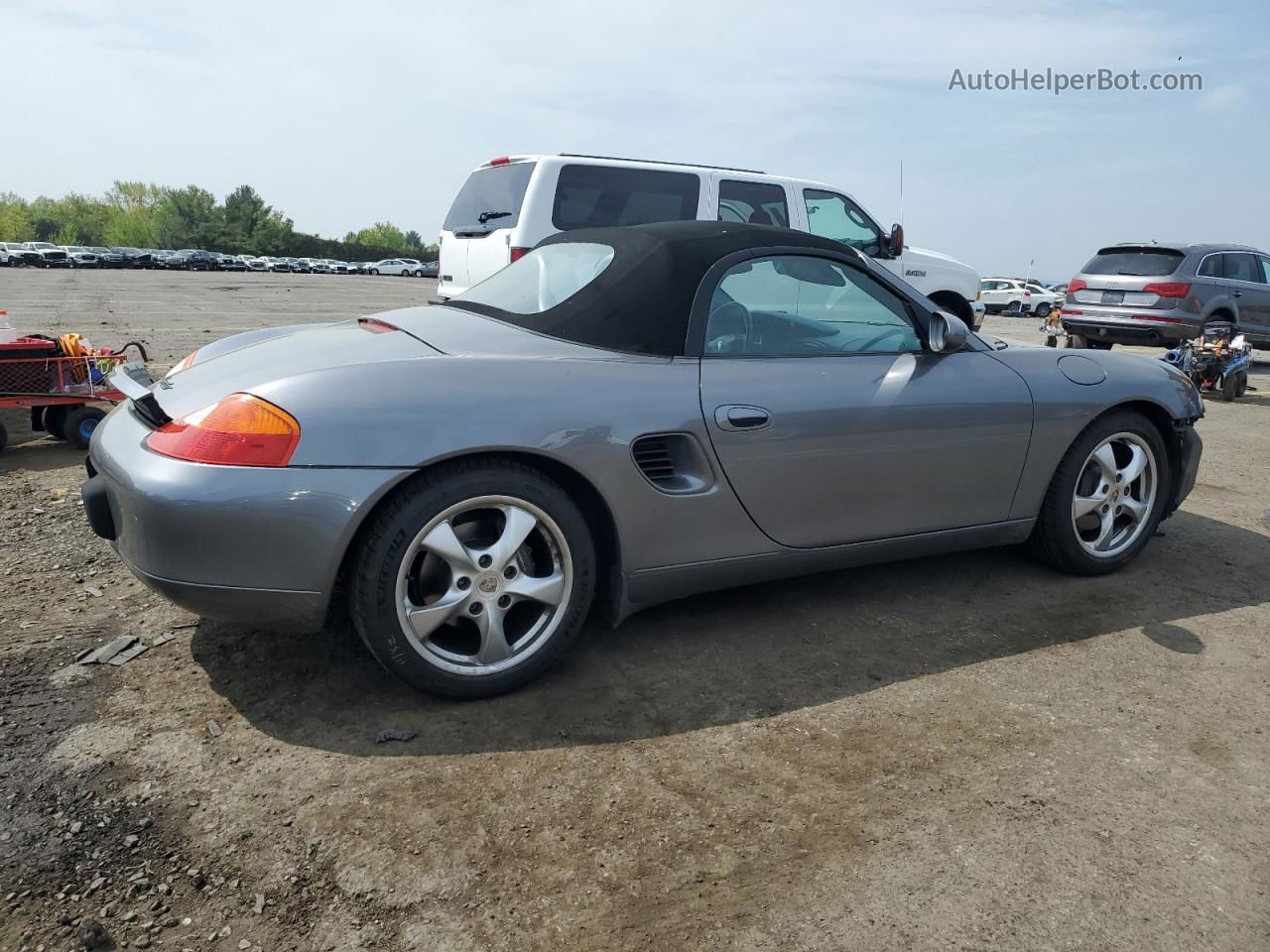 2001 Porsche Boxster  Серый vin: WP0CA29891U625411