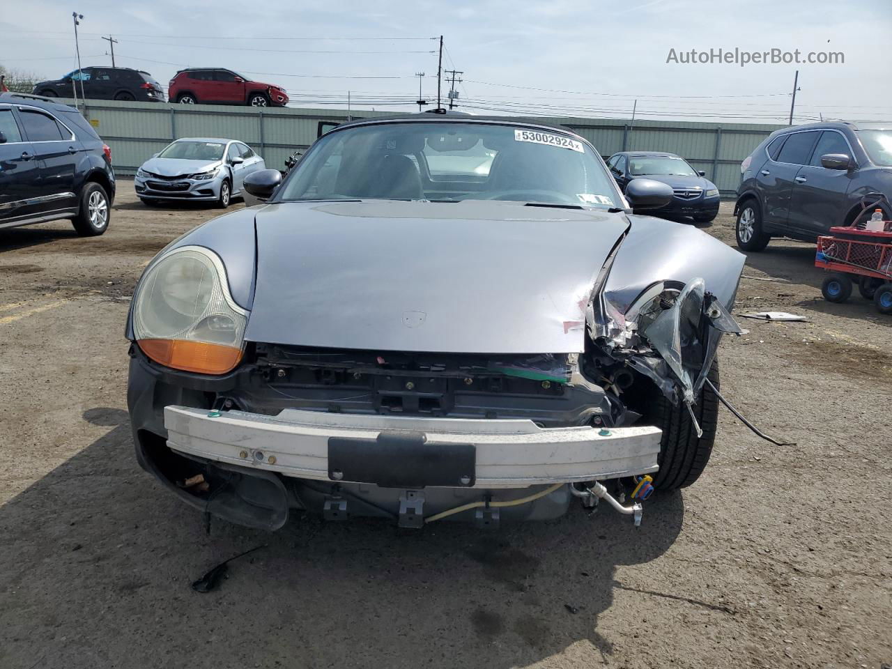 2001 Porsche Boxster  Gray vin: WP0CA29891U625411