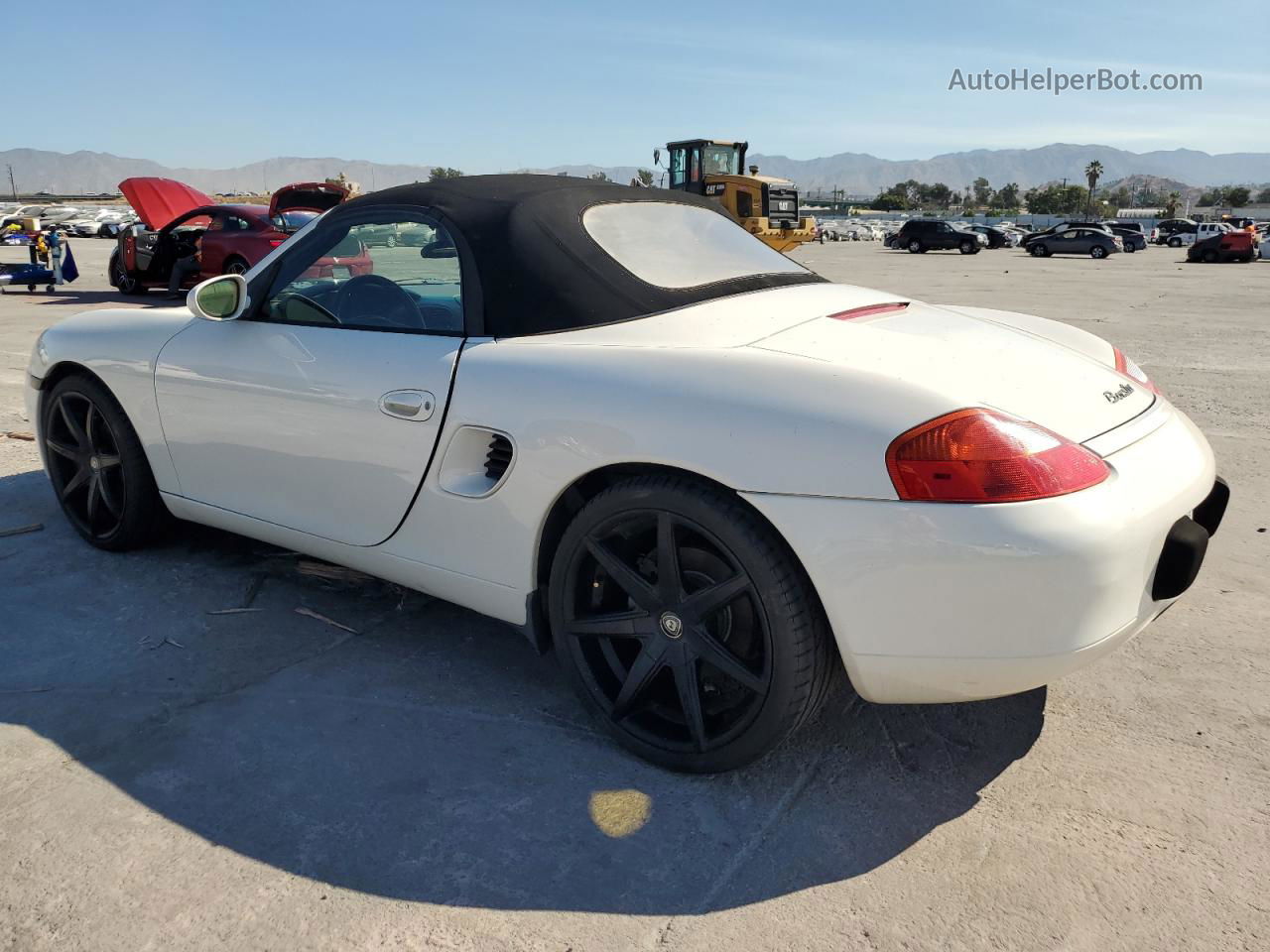 2001 Porsche Boxster  White vin: WP0CA298X1U620752