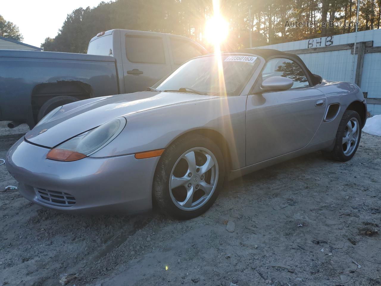 2001 Porsche Boxster  Silver vin: WP0CA298X1U625076