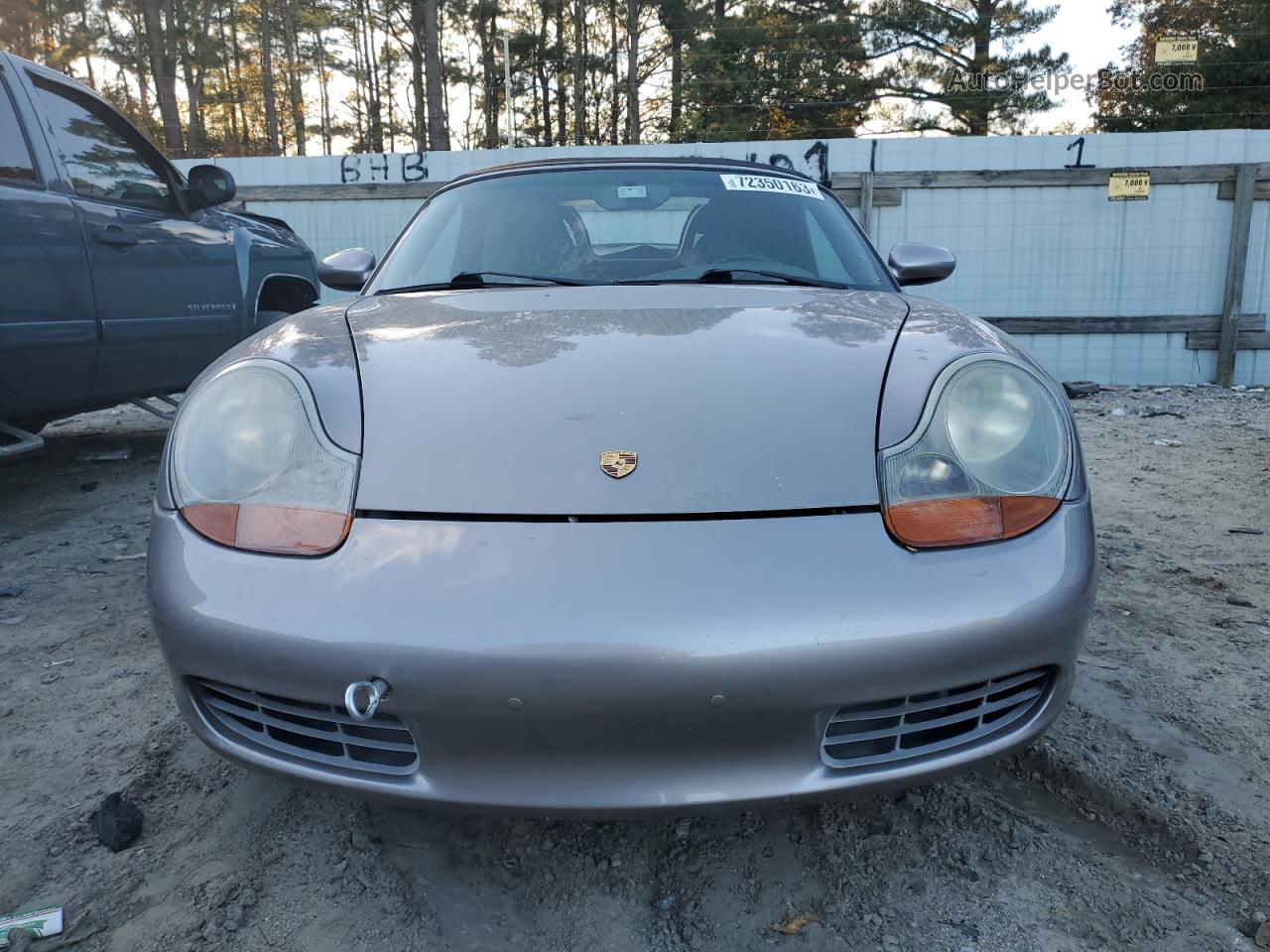 2001 Porsche Boxster  Silver vin: WP0CA298X1U625076