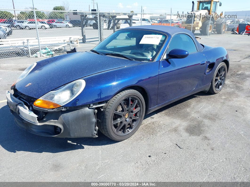 2001 Porsche Boxster S Blue vin: WP0CB29801U660724