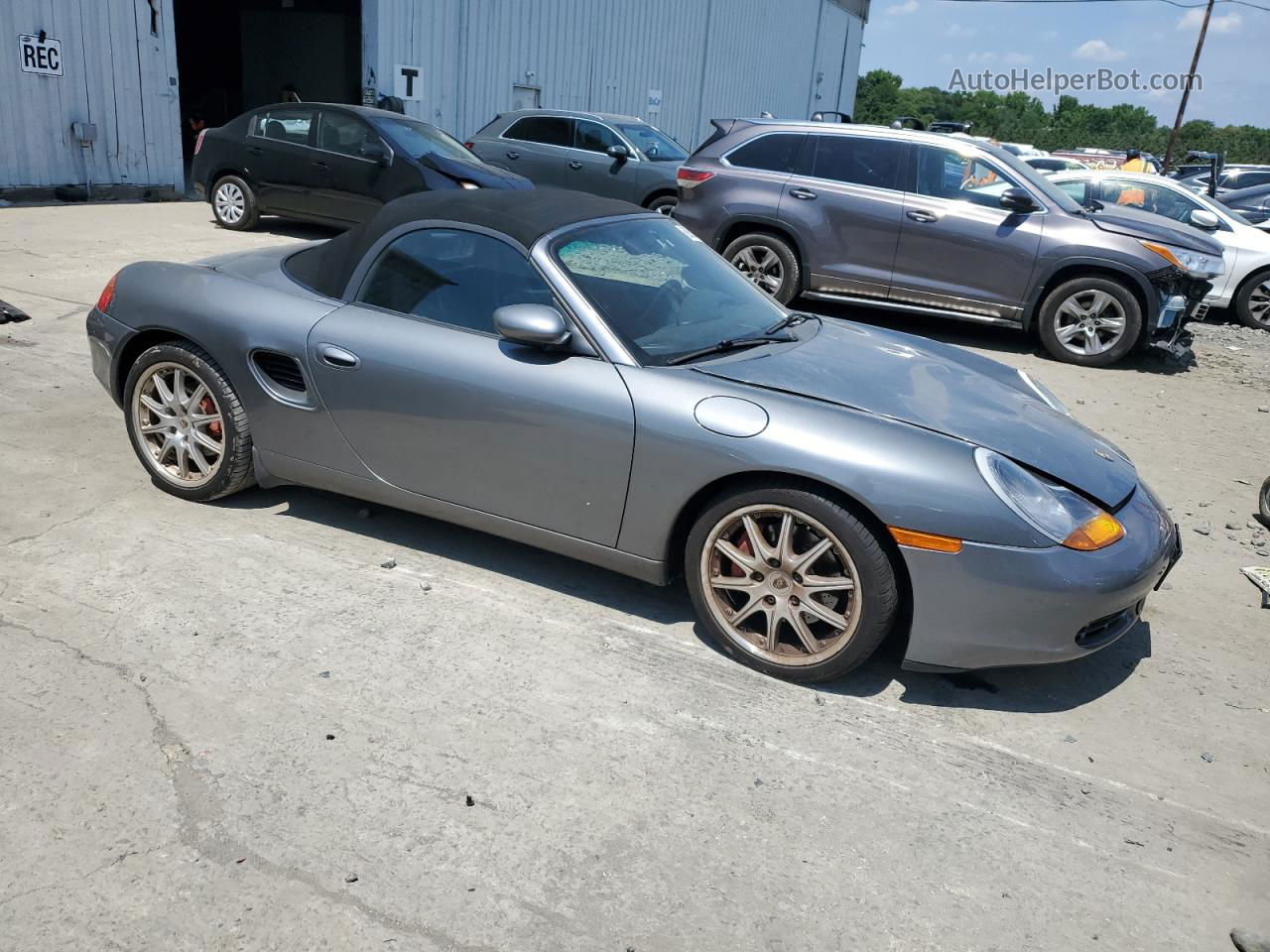 2001 Porsche Boxster S Blue vin: WP0CB29801U661825