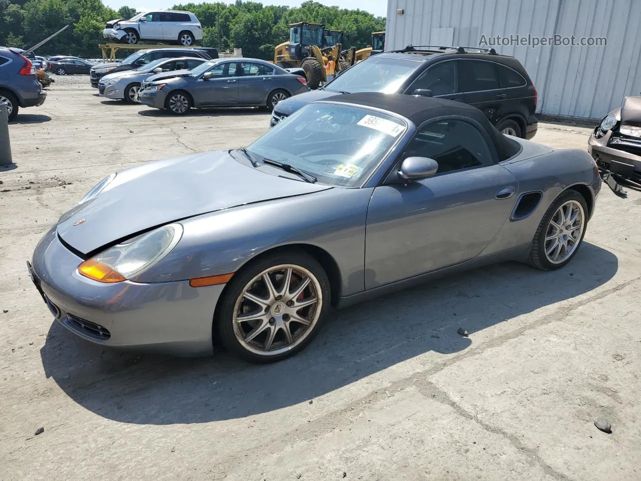 2001 Porsche Boxster S Blue vin: WP0CB29801U661825